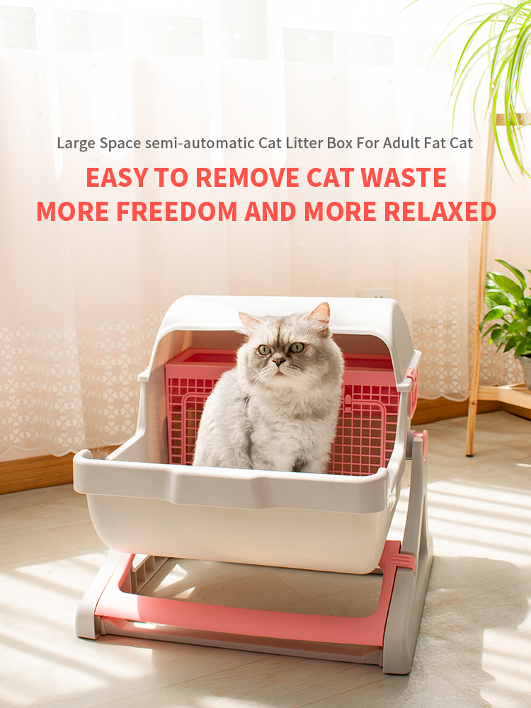 Semi-Auto Cat Litter Box