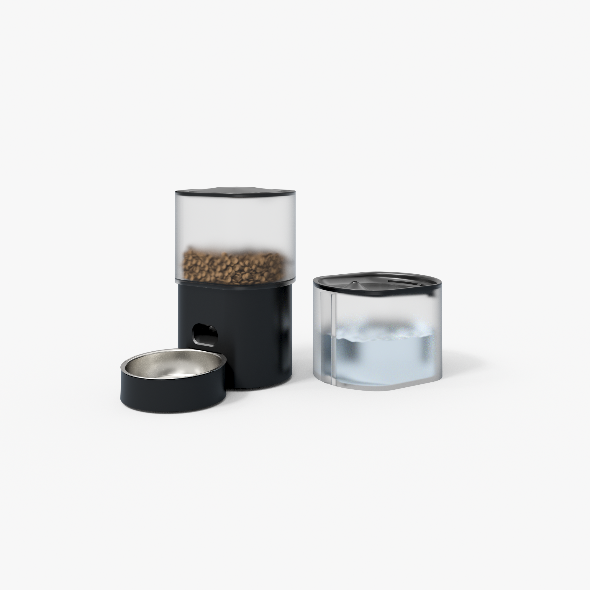 2pcs Food and water Feeder Set