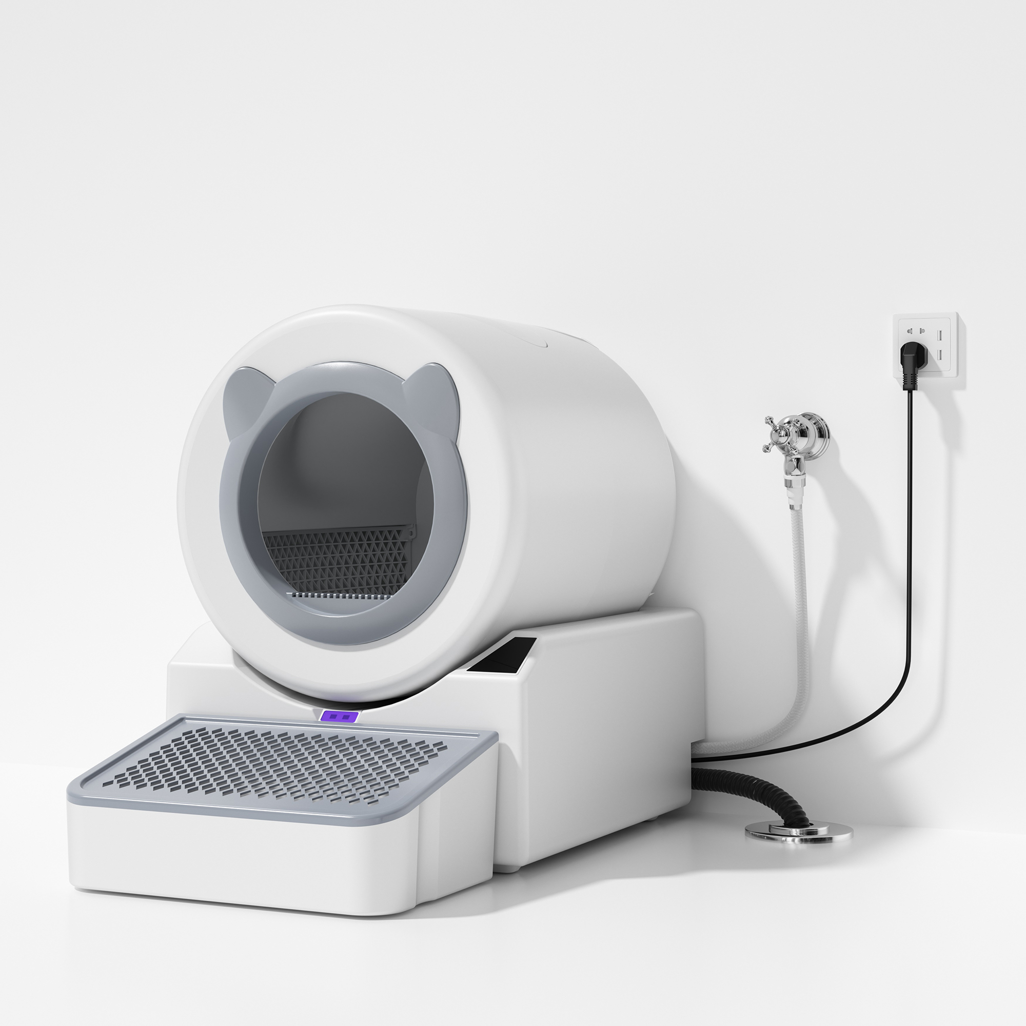 66L Deluxe Fully-Flushing Automatic Cat Litter Box