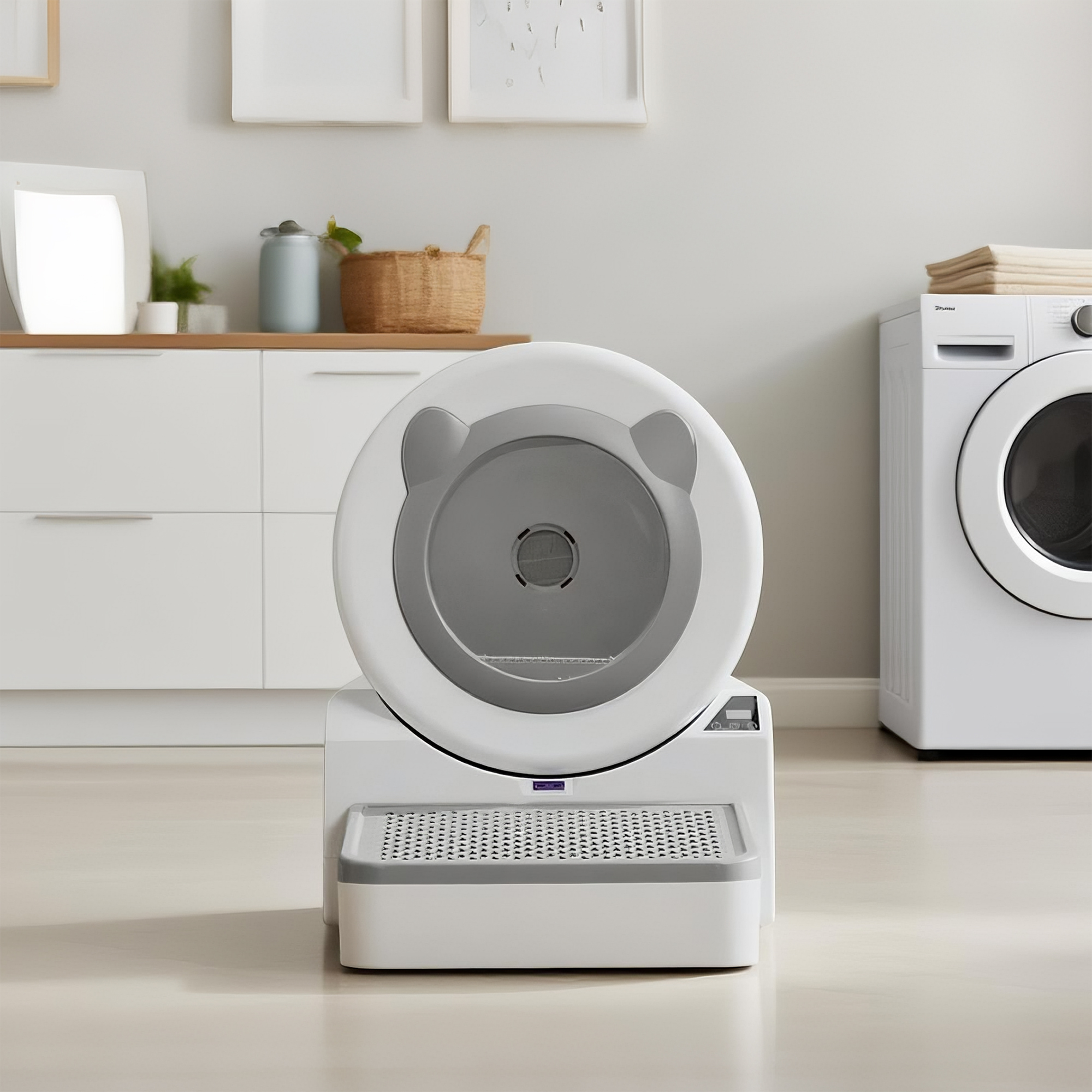 66L Deluxe Fully-Flushing Automatic Cat Litter Box