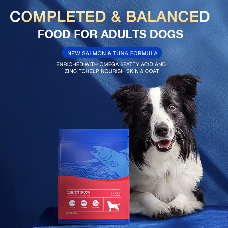 Completed food for Adults Dogs, Salmon Recipe,6kg