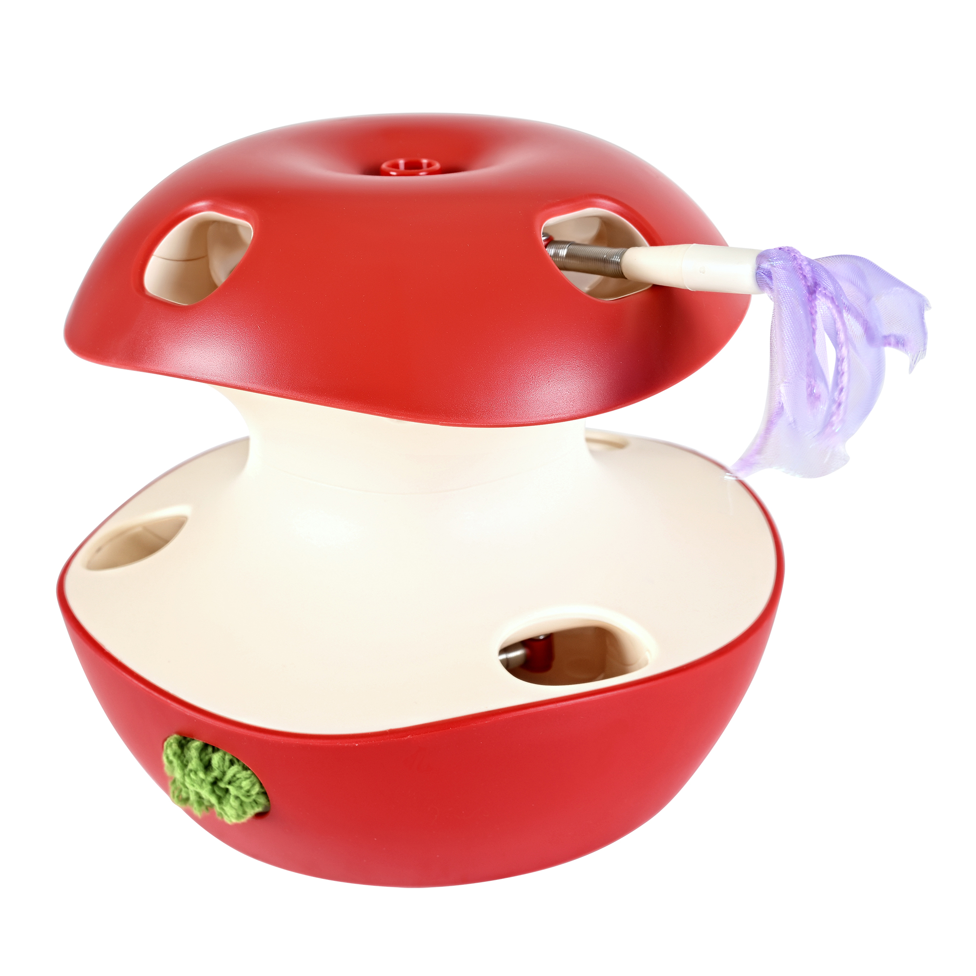 CAT TEASER TOY-APPLE